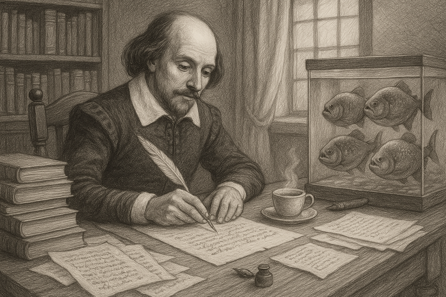 #06 – Entre piranhas e Shakespeare